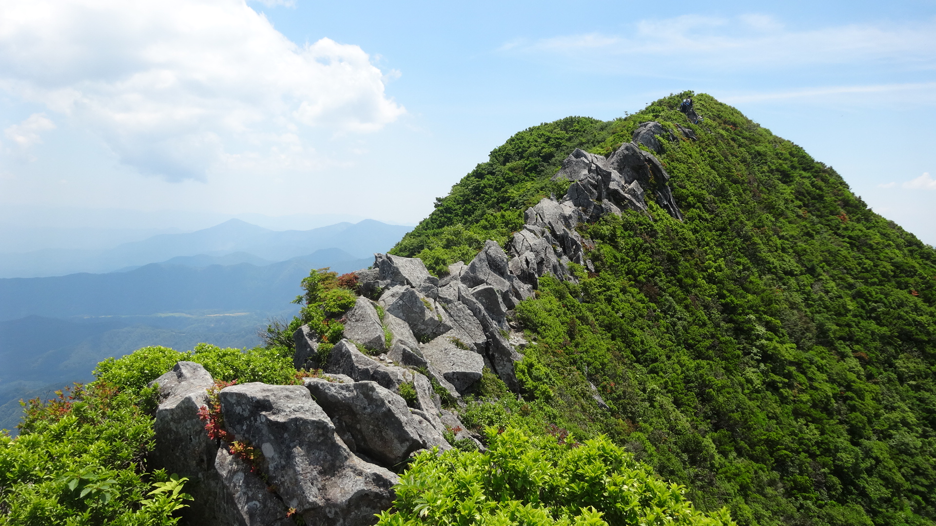 船上山から矢筈ヶ山まで縦走