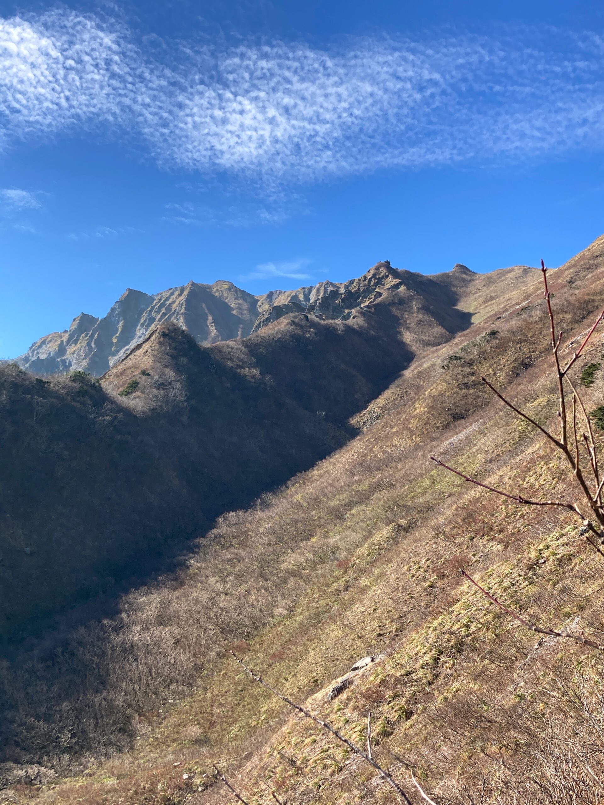 振子沢から剣ヶ峰